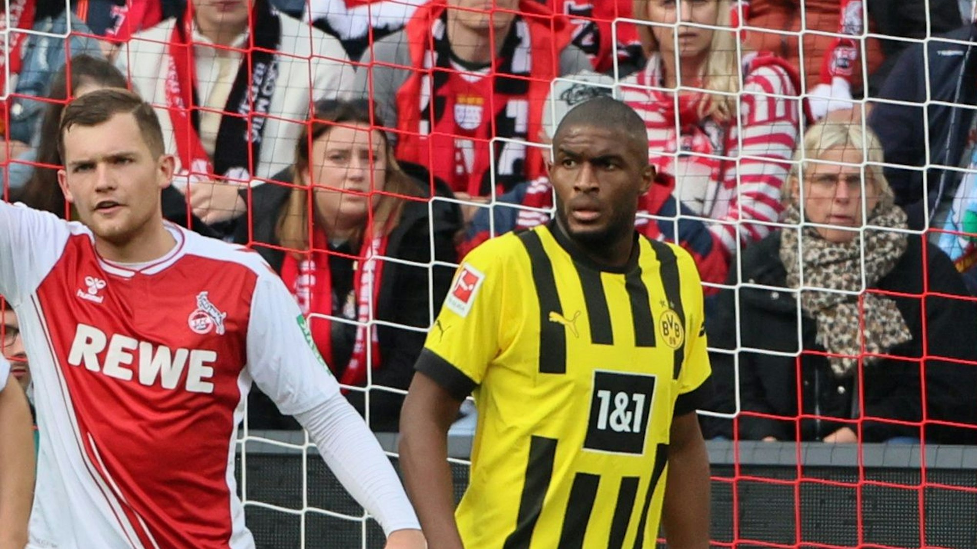 Luca Kilian (l.) und Anthony Modeste