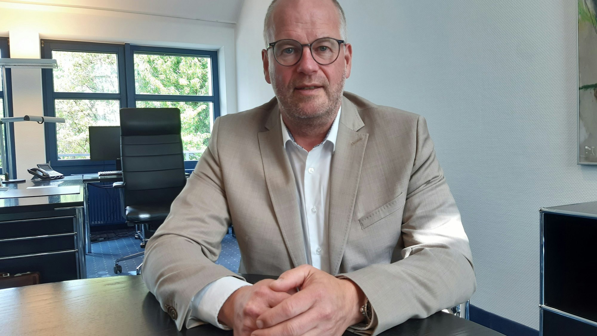 Frank Röttger, der Geschäftsführer Aggerenergie