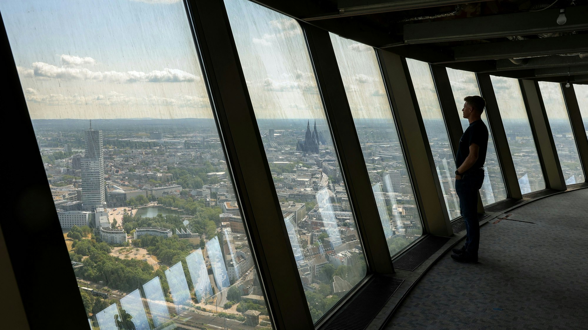 30.06.2023, Köln: Der Colonius, Fernsehturm von Köln, steht unter Denkmalschutz.
Foto: Michael Bause