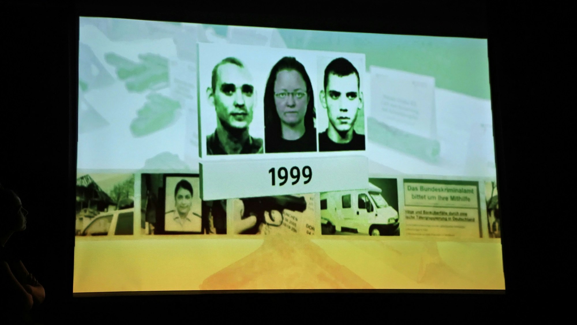 Die NSU-Köpfe um Beate Zschäpe (M.).