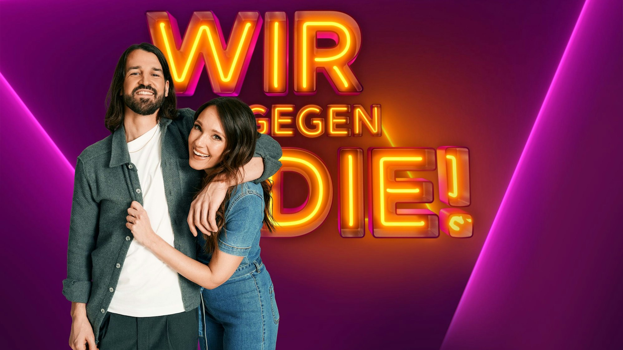 ProSieben-Show: Die Kebekus-Geschwister David und Carolin werden unter anderem von Benni und Dennis Wolter und Johannes B. Kerner und seiner Schwester Julia herausgefordert.