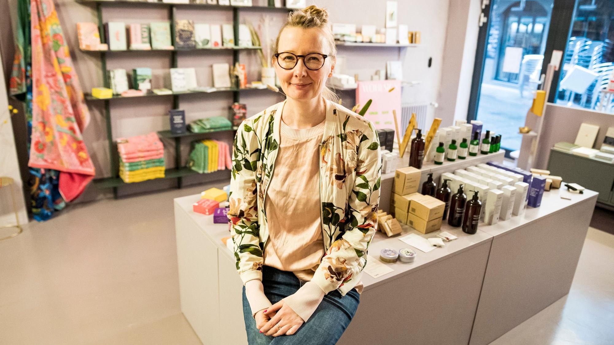 Inga Berentzen führt den Concept Store Wohlsign in der Kettengasse.