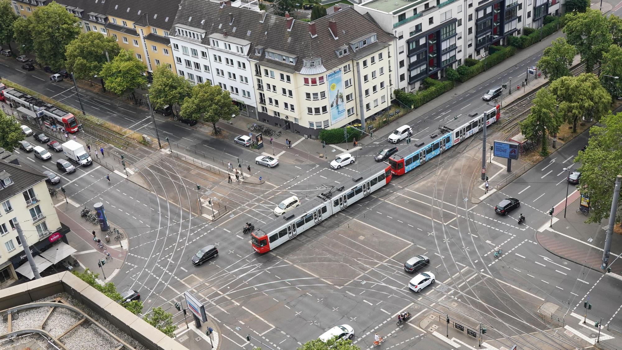 Die Kreuzung Aachener Straße/Gürtel (Archivbild)