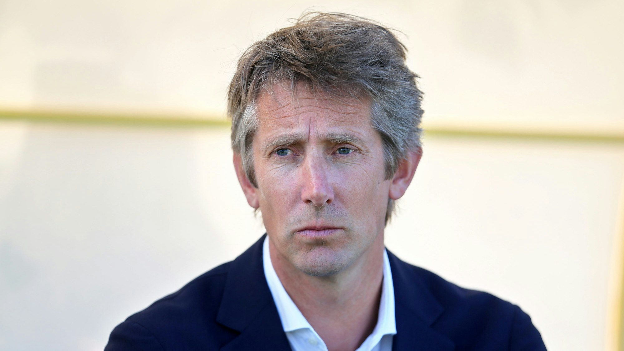 ARCHIV - 06.01.2017, Portugal, Ferreiras: Fußball\ Testspiel, RB Leipzig - Ajax Amsterdam am 07.01.2017 in Ferreiras (Portugal). Der ehemalige Torwart und damalige Vorstandsvorsitzende Edwin van der Sar. Van der Sar liegt nach einer Gehirnblutung auf der Intensivstation in den Niederlanden. (zu dpa: «Ajax-Ikone Van der Sar jetzt auf Intensivstation in Niederlanden») Foto: Jan Woitas/dpa +++ dpa-Bildfunk +++