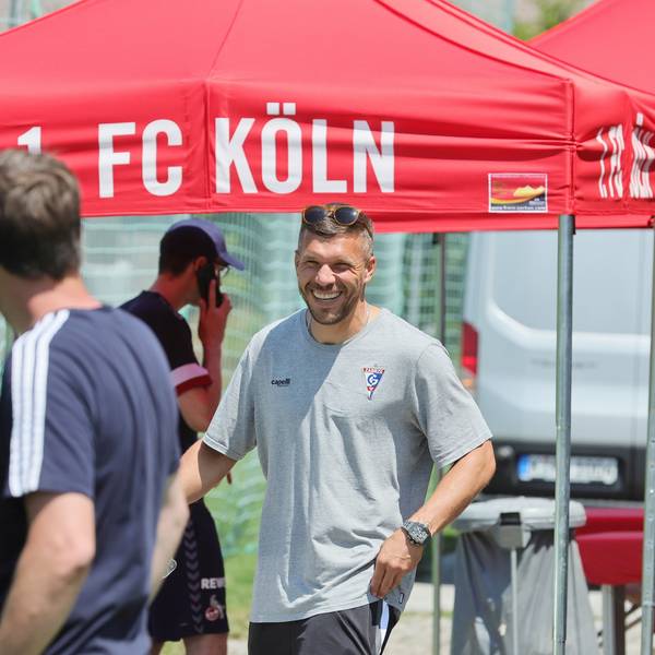 Trainingslager in Maria Alm, Lukas Podolski
