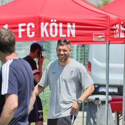 Trainingslager in Maria Alm, Lukas Podolski