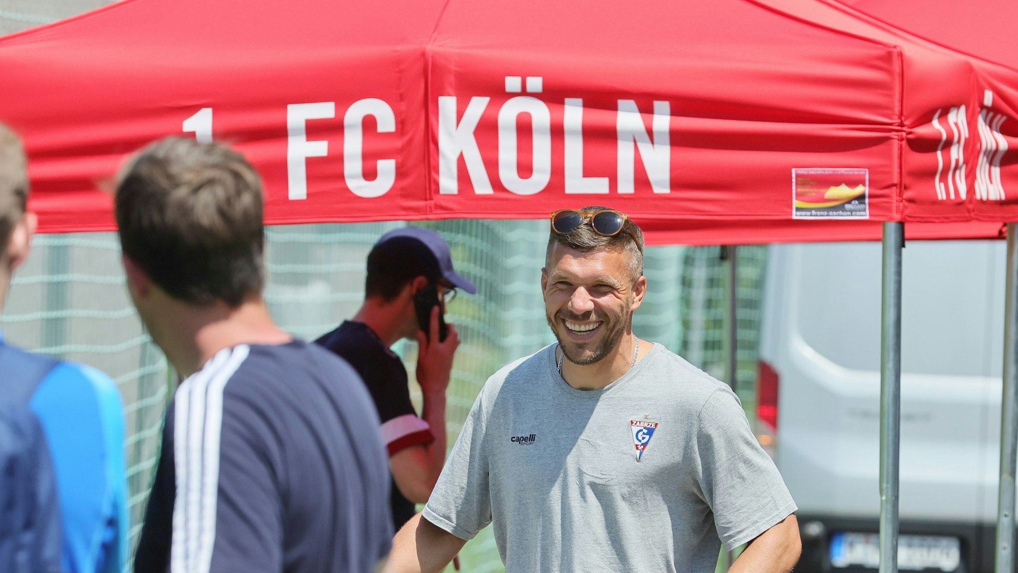 Trainingslager in Maria Alm, Lukas Podolski