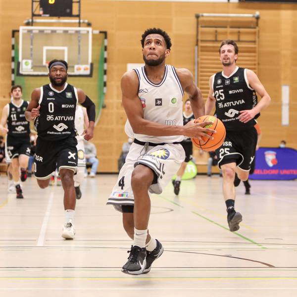 2. Basketball Bundesliga ProB Basketball ART Giants Düsseldorf gegen WWU Baskets Münster, 12.02.2022 Quadre Lollis Jr. 4 ART Giants Duesseldorf 2. Basketball Bundesliga ProB Basketball ART Giants Düsseldorf gegen WWU Baskets Münster am 12.02.2022, Duesseldorf. Copyright: xBEAUTIFULxSPORTS/KennyxBeelex