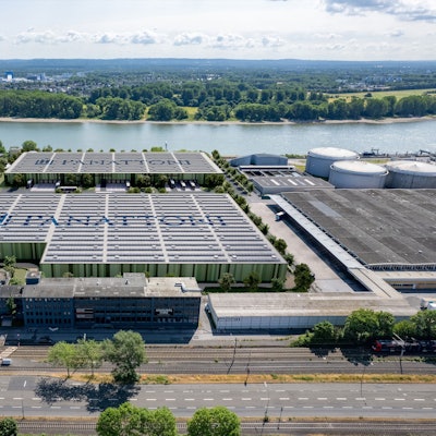 Visualisierung des geplanten Panattoni Park Köln II in Köln-Niehl.