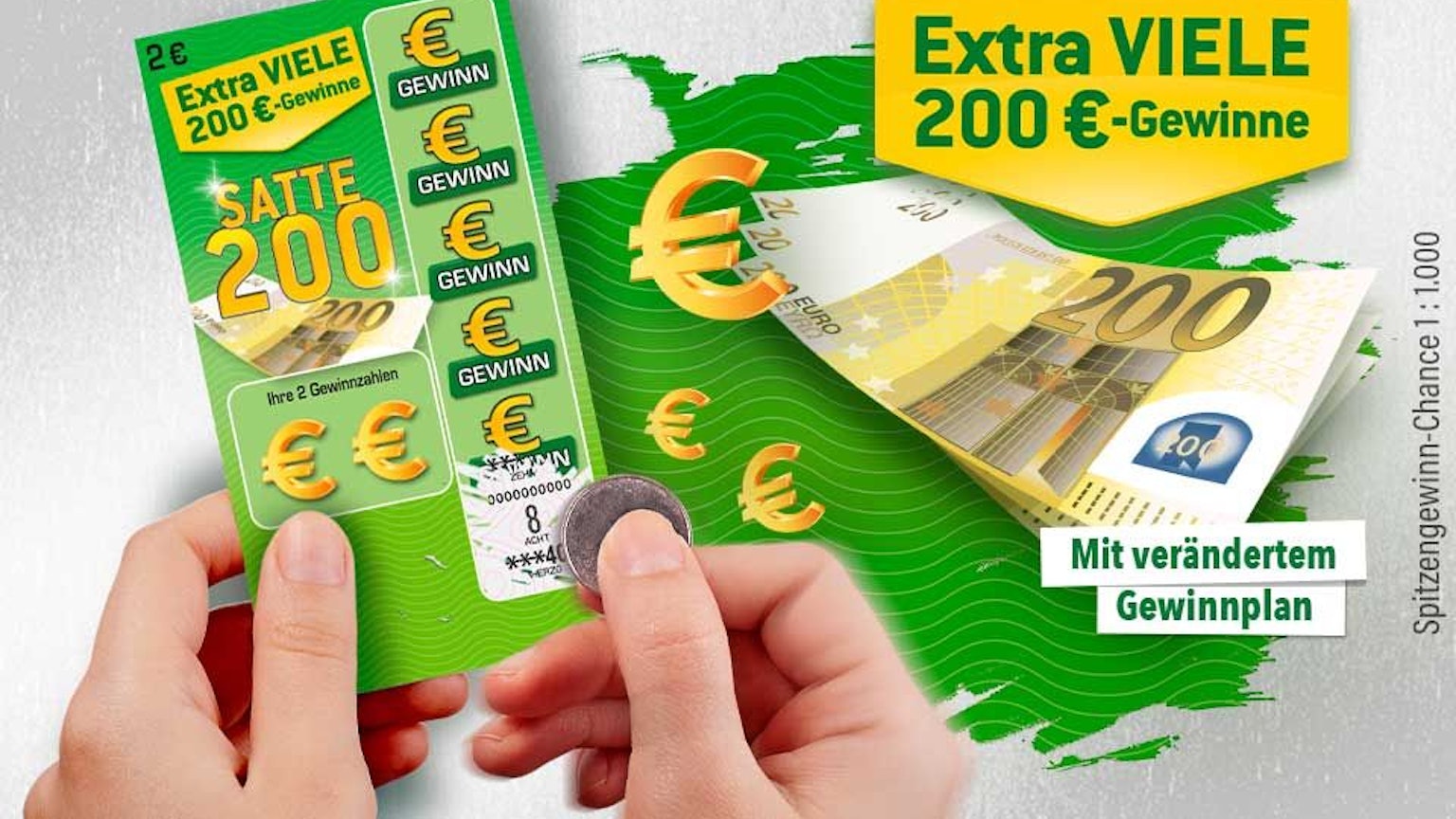 WestLotto Rubbellos Satte 200.