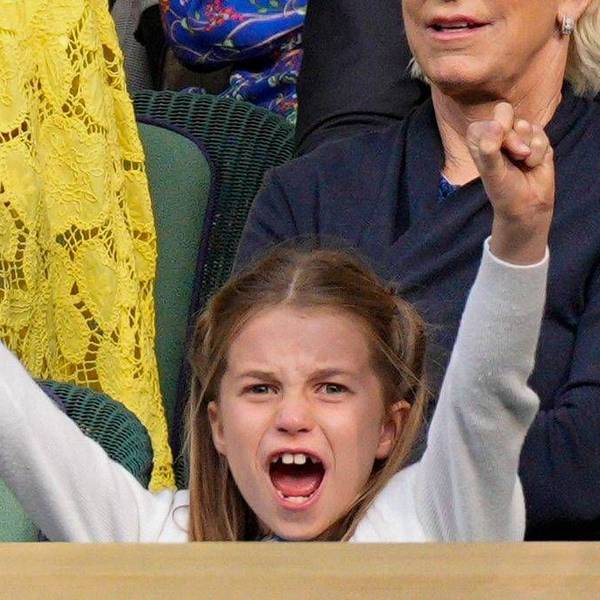 Prinzessin Charlotte jubelt in der Royal Box.