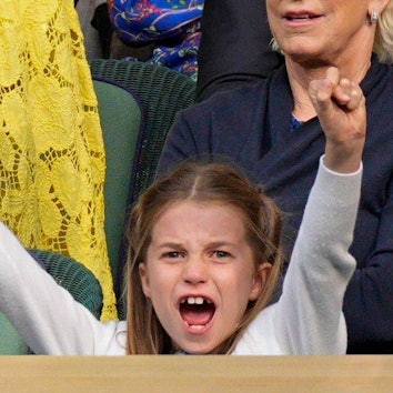 Prinzessin Charlotte jubelt in der Royal Box.