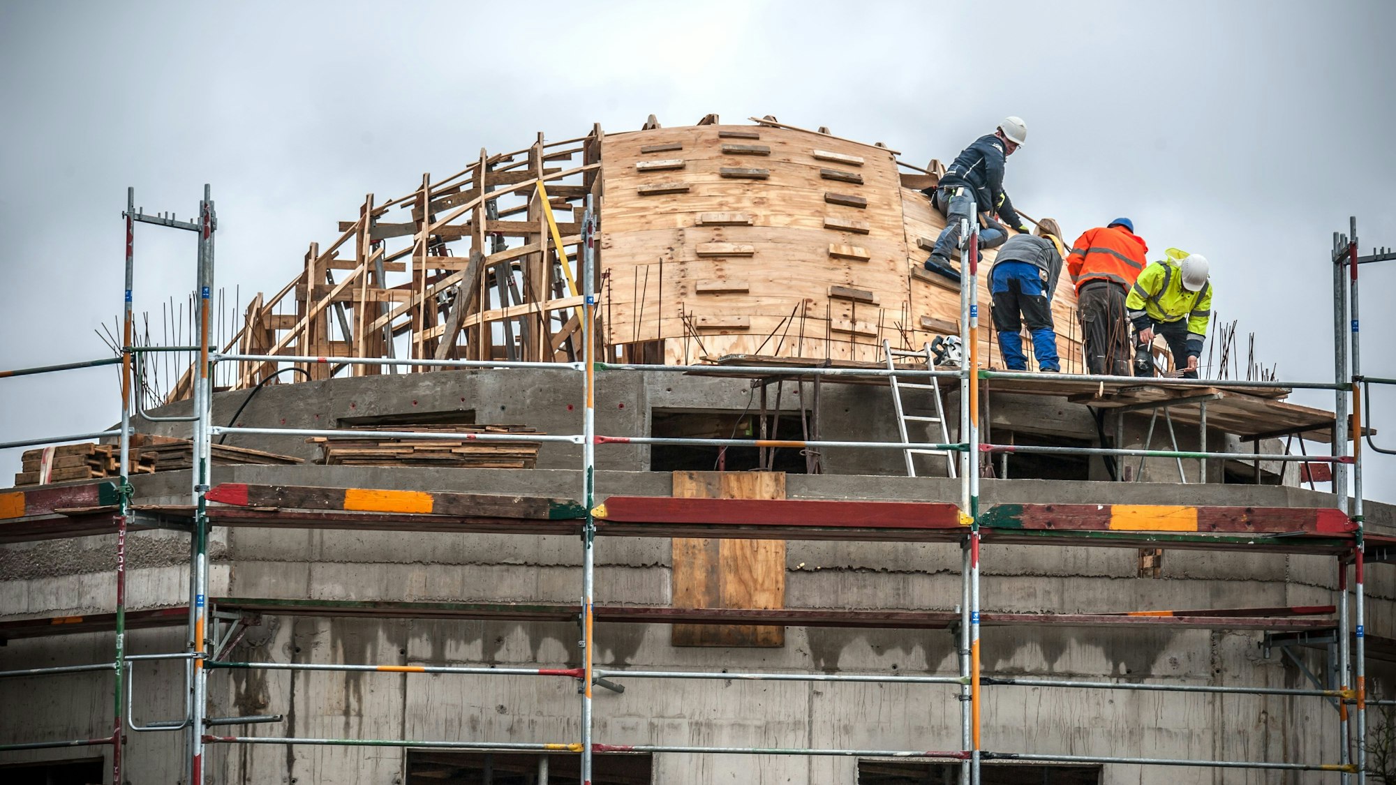 Moschee-Baustelle am Moosweg