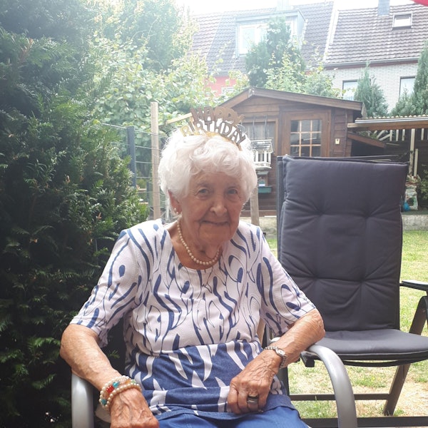 Immer noch fit und vital: Anni Scheider feierte ihren 100. Geburtstag.