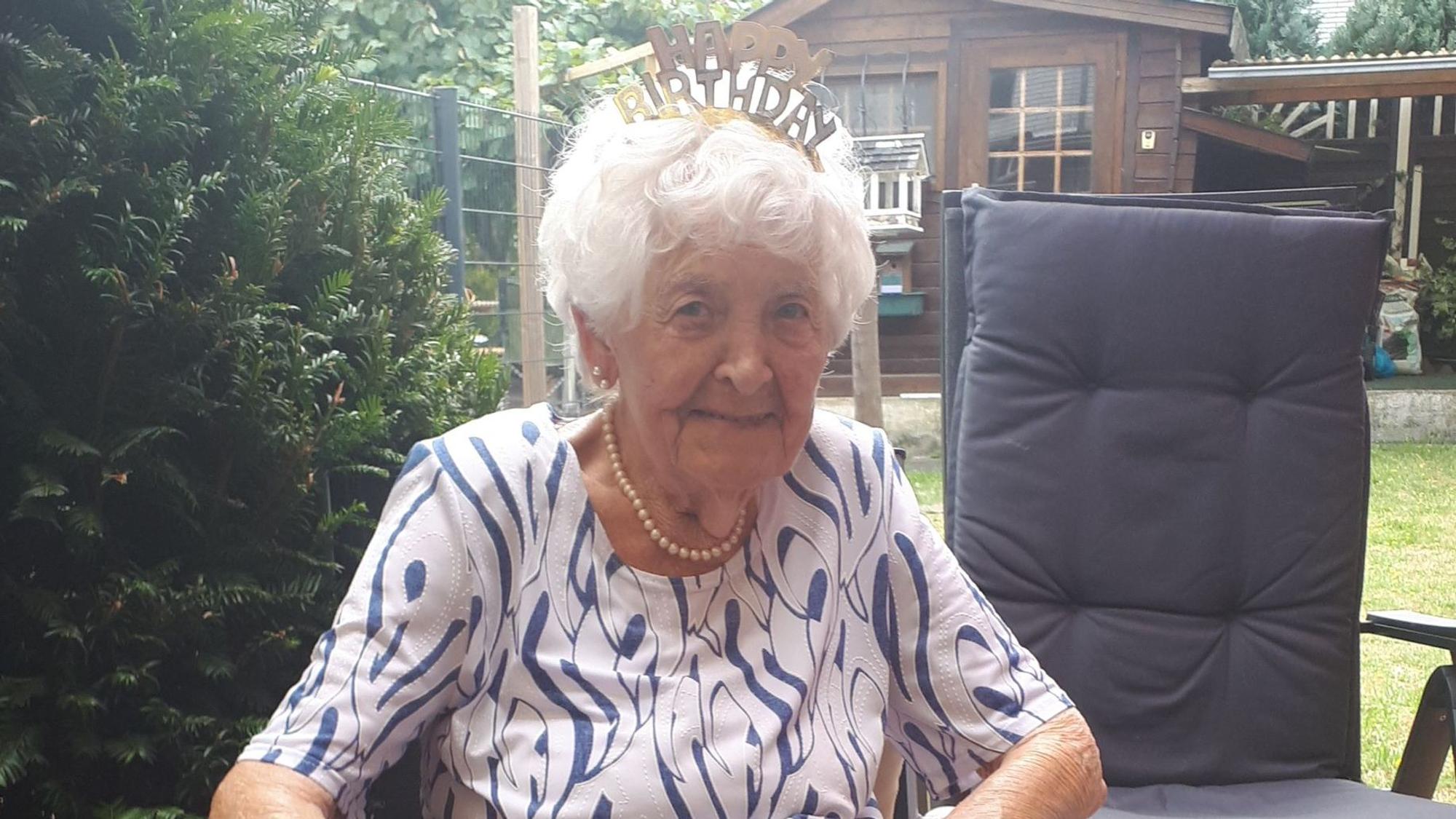 Immer noch fit und vital: Anni Scheider feierte ihren 100. Geburtstag.