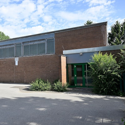 Das Foto zeigt die Turnhalle in Dürscheid.