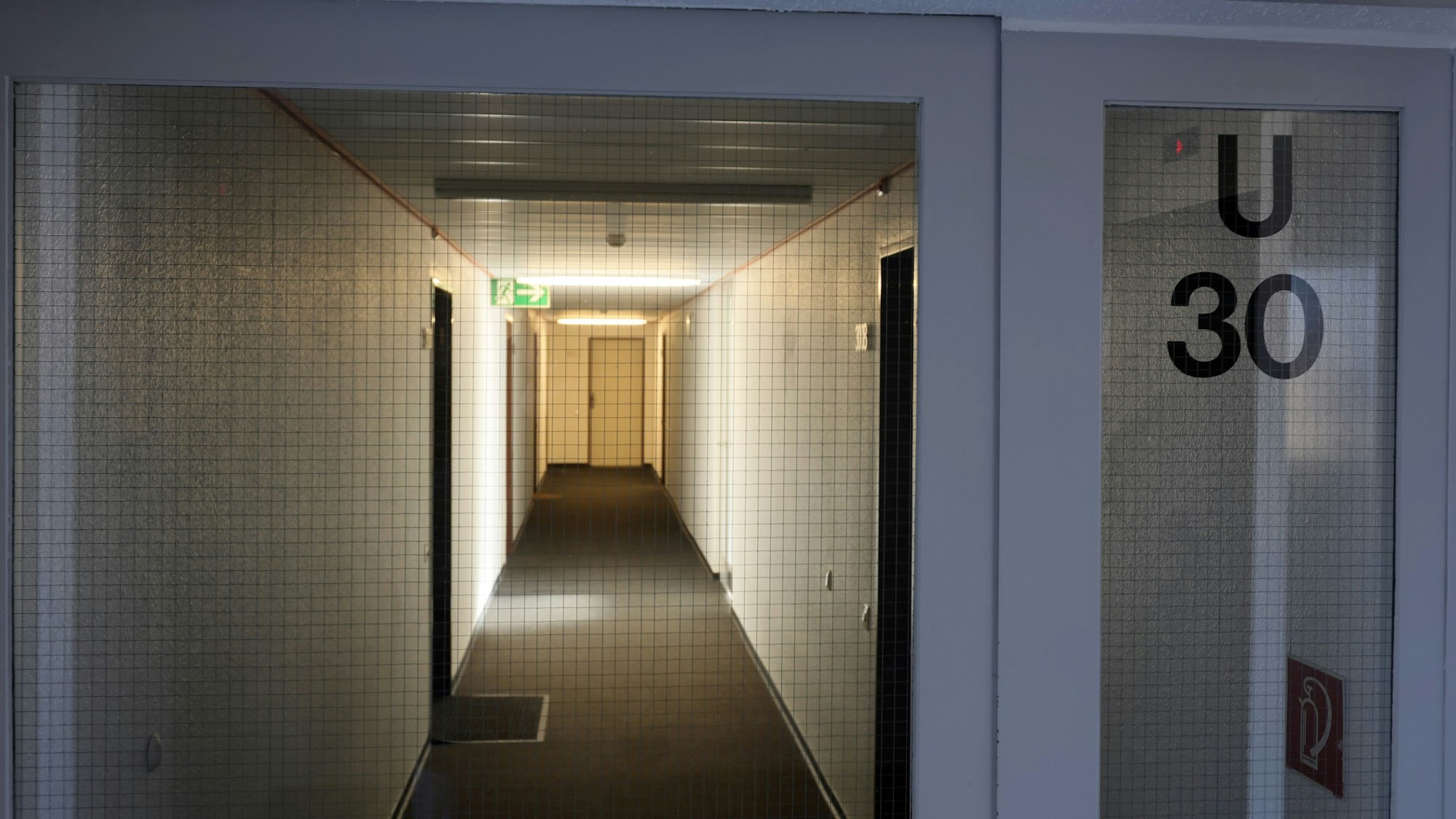 Der Blick auf einen Flur im Uni-Center.