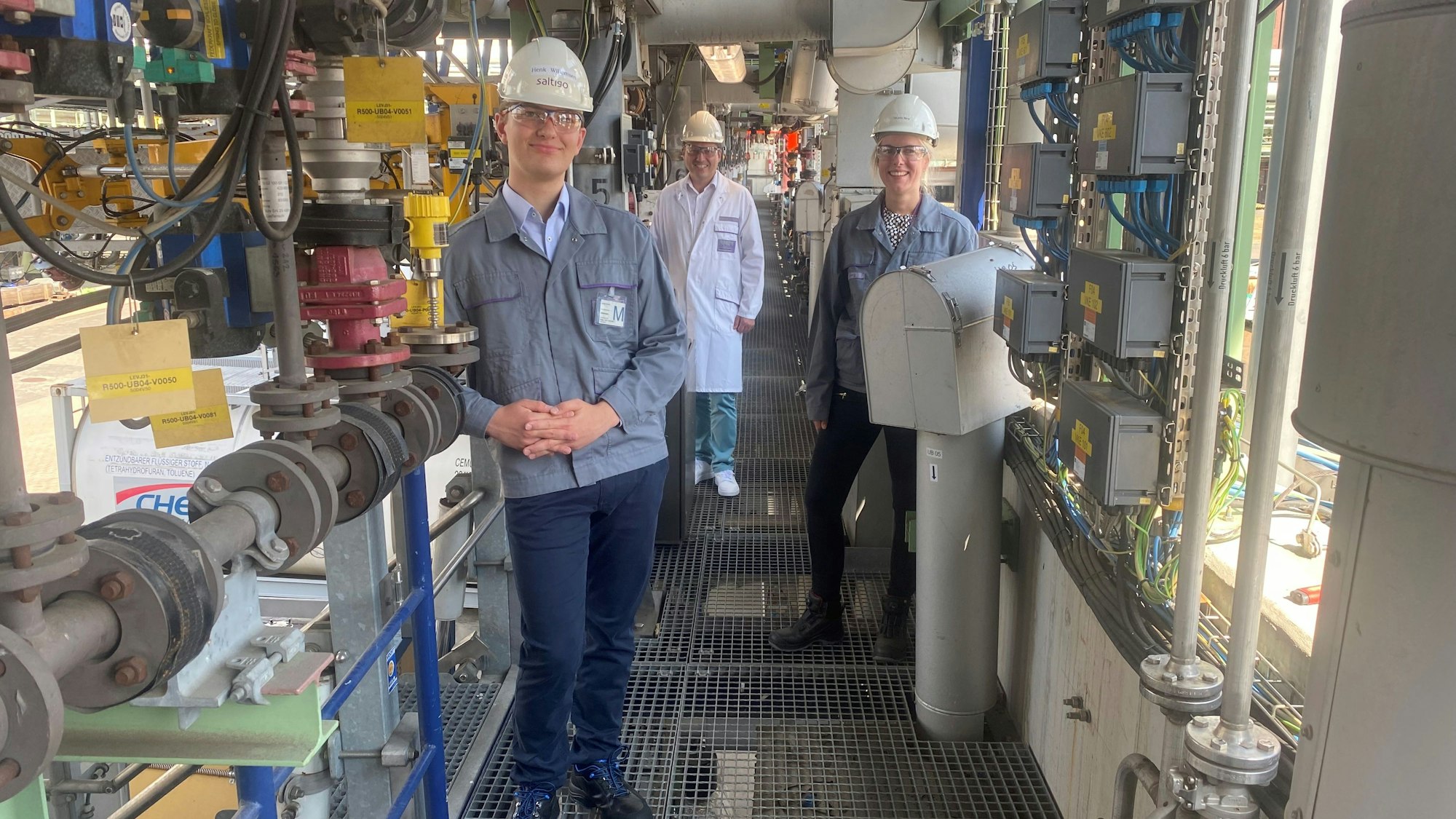 Henk Willemsen steht in der Leverkusener Firma.