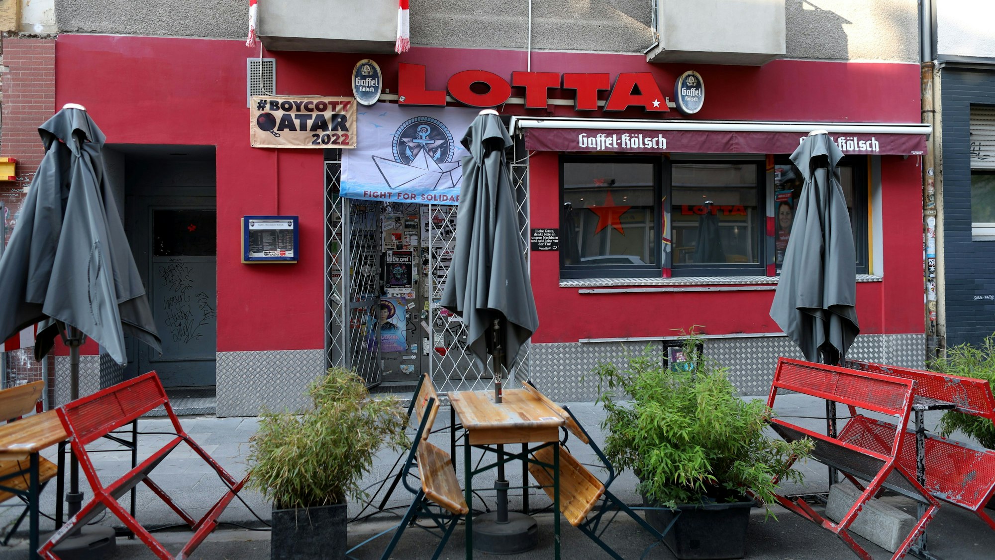 Die Kneipe von Außen