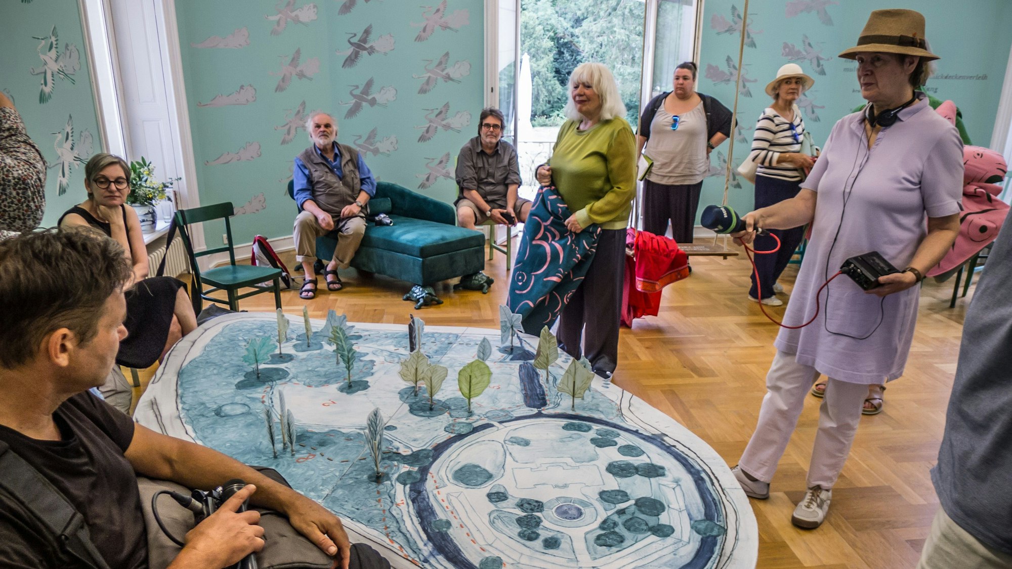 Margit Czenski und Christoph Schäfer wollen etwas für den Schlosspark und fürs Museum tun. Foto: Ralf Krieger