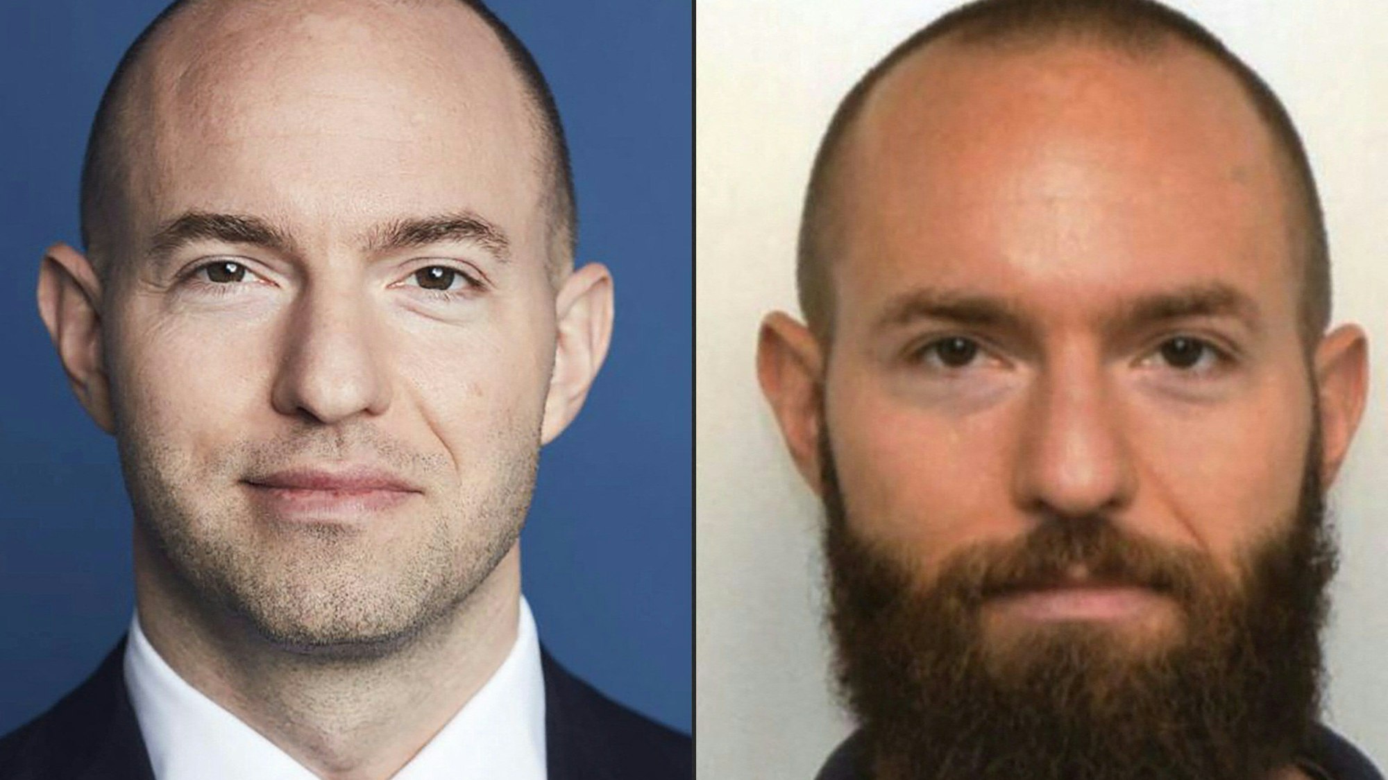Die Bildkombination zeigt den früheren österreichischen Wirecard-Manager Jan Marsalek der nach mutmaßlichem Milliarden-Betrug international gesucht wird. Das Foto links zeigt ihn im Jahr 2019, 2017 rechts.