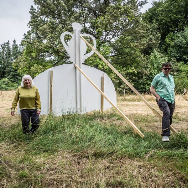 Margit Czenski und Christoph Schäfer wollen etwas für den Schlosspark und fürs Museum tun. Foto: Ralf Krieger