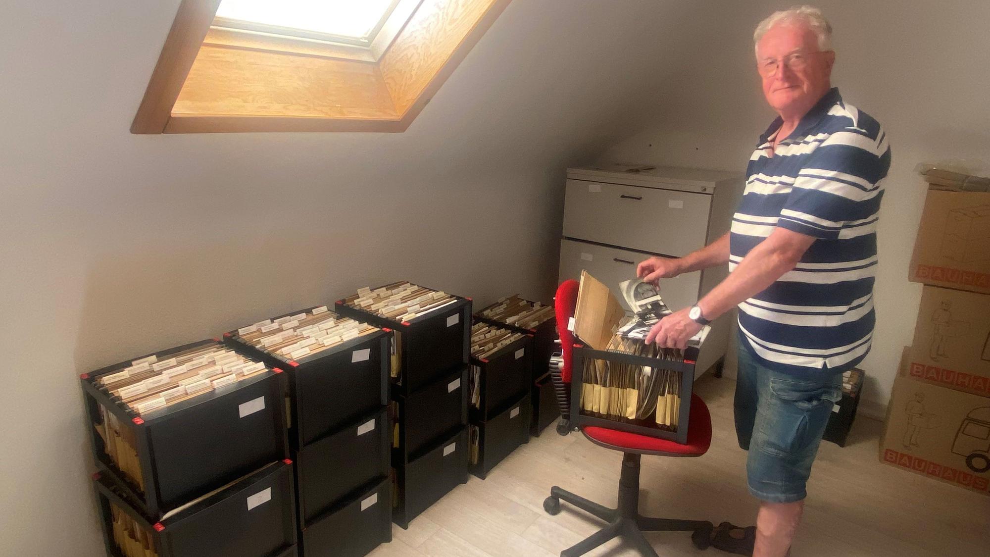 Hat das ehemalige Archiv des KStA in Porz sortiert: Henning Schützendorf.