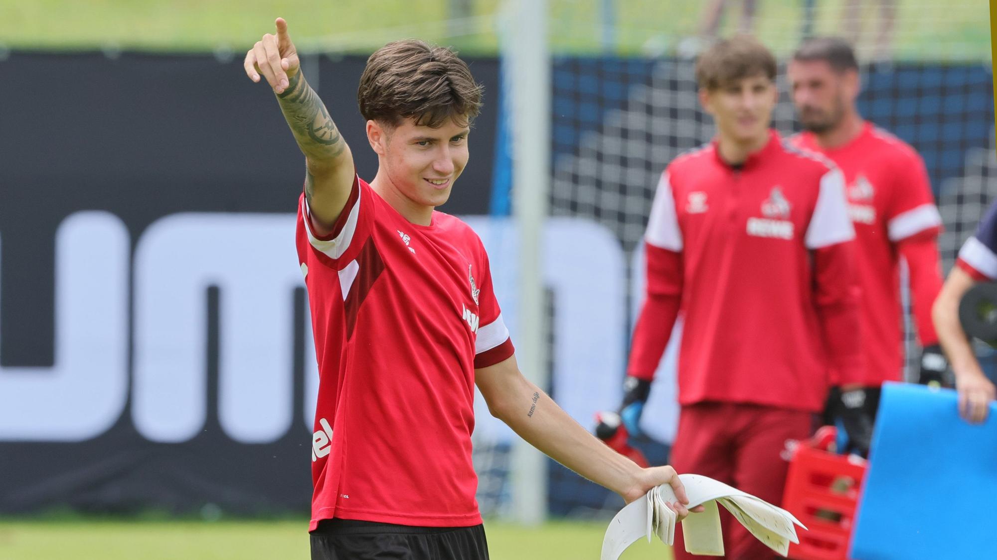 Denis Huseinbasic im Trainingslager in Maria Alm