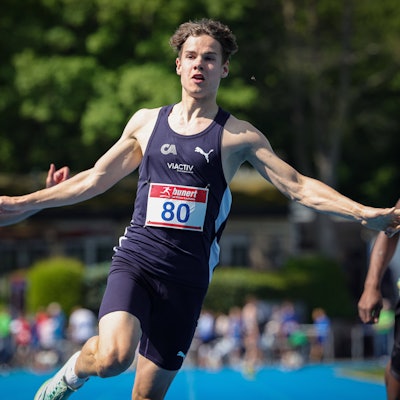Christi Himmelfahrt-Sportfest TUS Koeln rrh. Koeln, 18.05.23 Noah Mueller Cologne Athletics, Christi Himmelfahrt-Sportfest TUS Koeln rrh. am 18.05.23 im Sportpark Hoehenberg in Koeln Deutschland. *** Ascension Day Sports Festival TUS Koeln rrh Koeln, 18 05 23 Noah Mueller Cologne Athletics , Ascension Day Sports Festival TUS Koeln rrh on 18 05 23 at Sportpark Hoehenberg in Koeln Germany Copyright: xBEAUTIFULxSPORTS/B.Hoffmannx