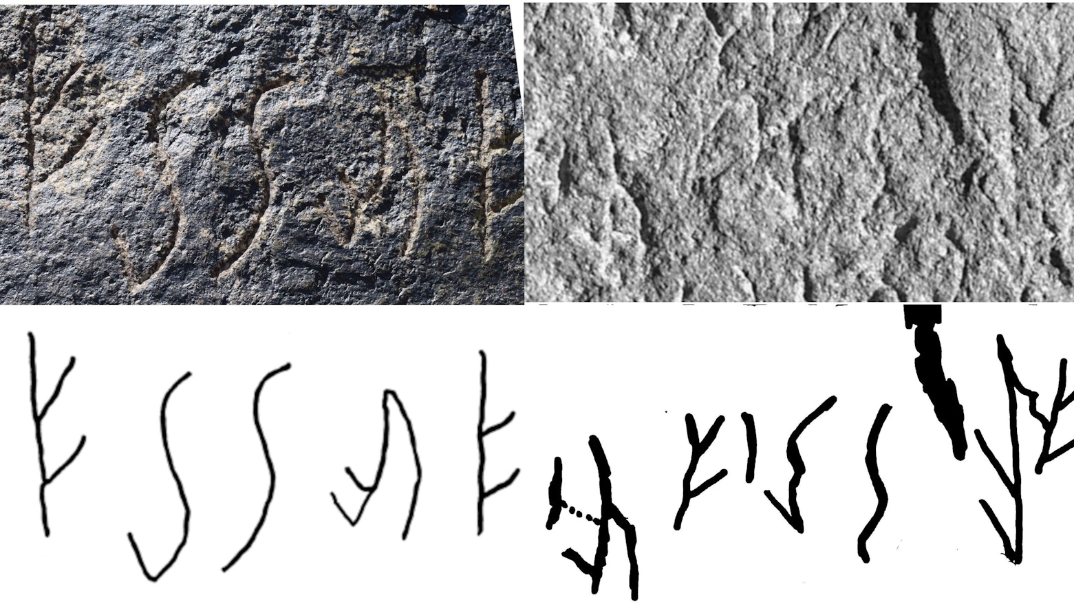 Der Titel „König der Könige“, links auf dem Fund aus Tadschikistan, rechts dem aus Afghanistan.