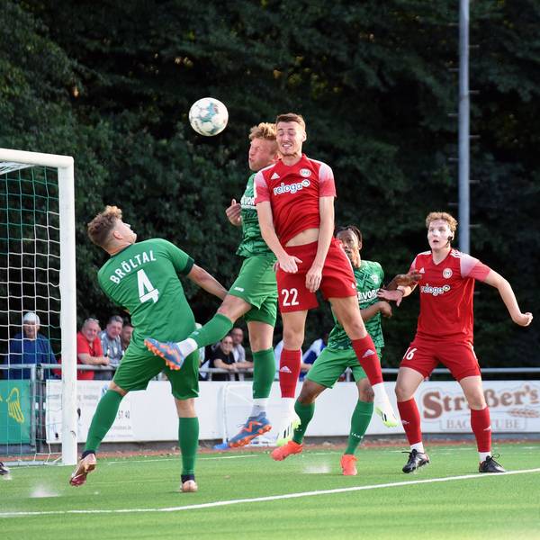 Szene aus einem Fußballspiel