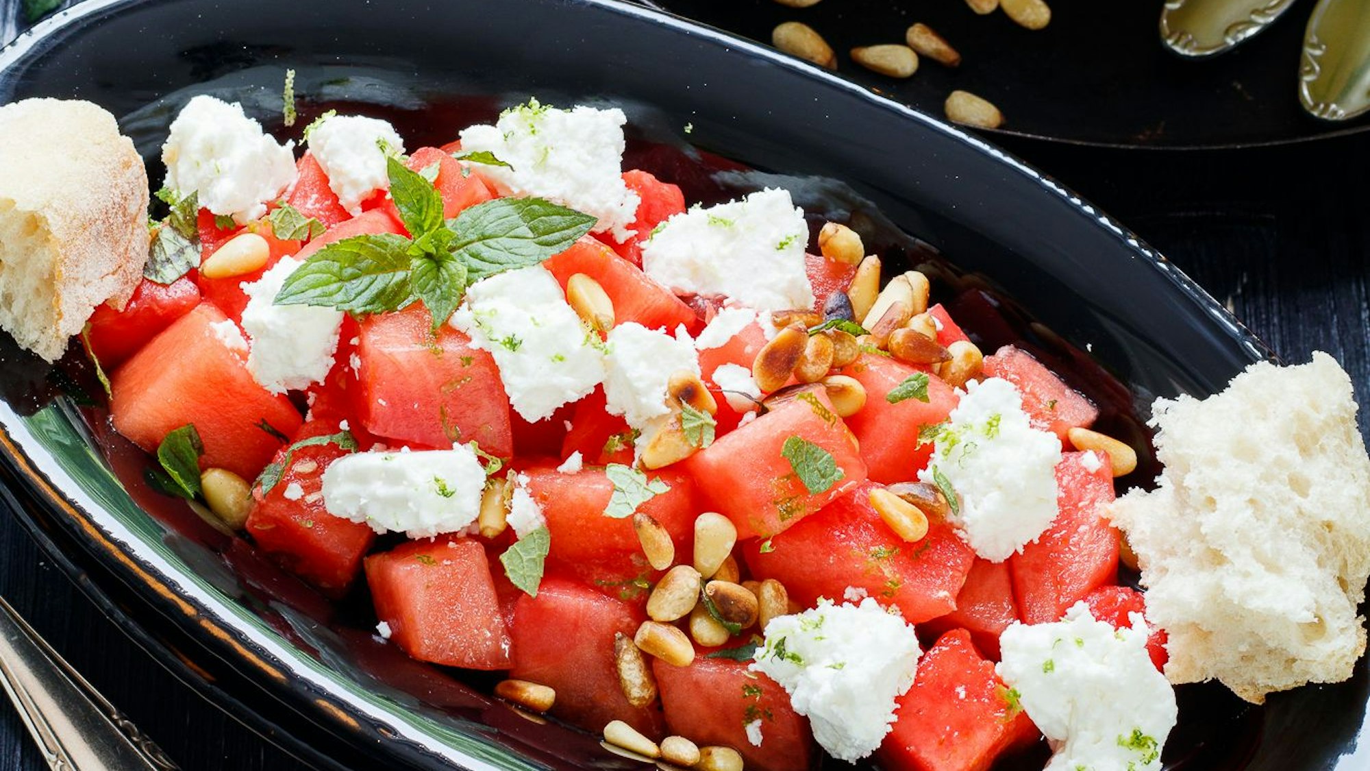 Wassermelonensalat mit Feta aus Emmi kocht einfach 2