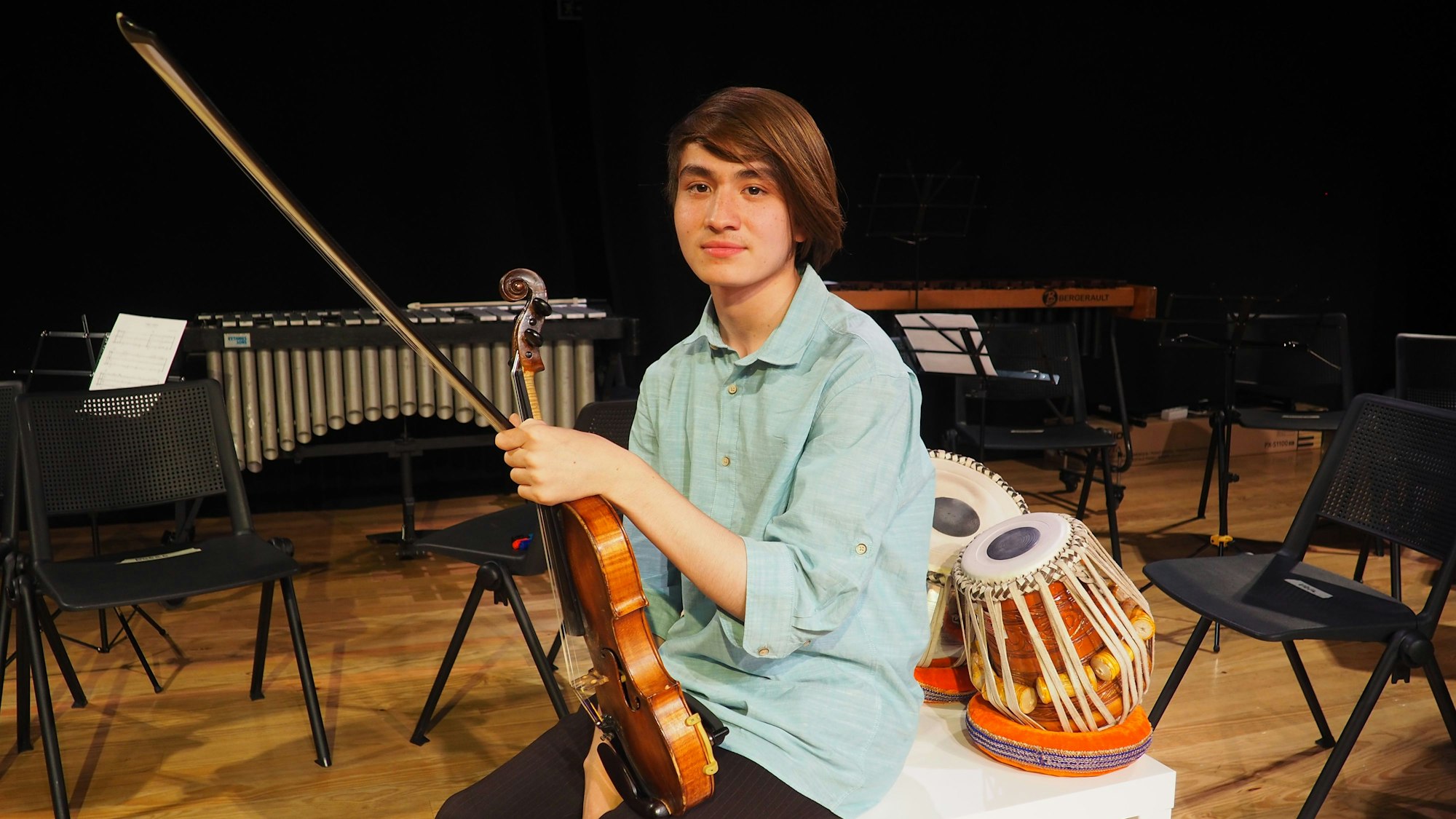 Aman ist als Musiker aus Afghanistan geflohen.