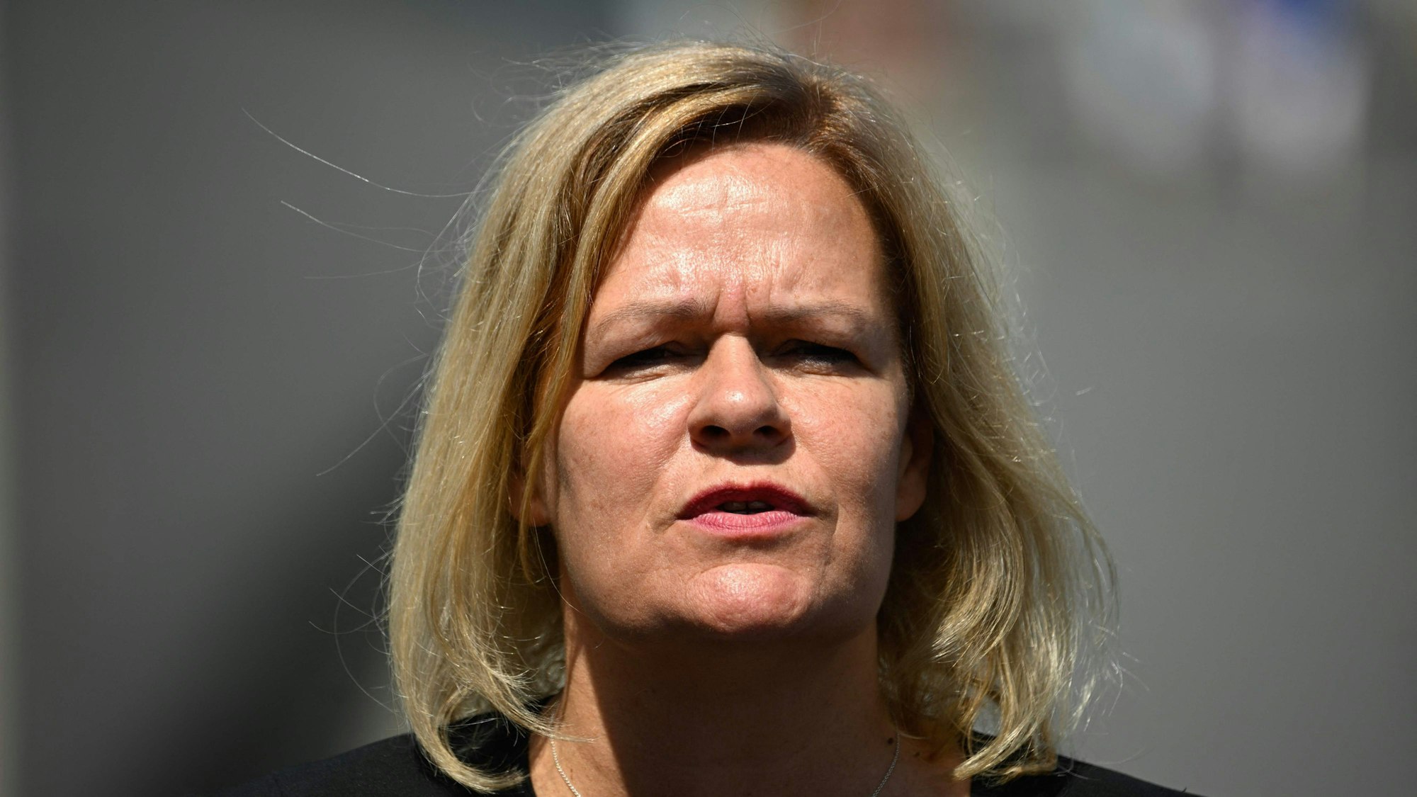 Nancy Faeser hat einen neuen Vorschlag zum Ausreisegewahrsam gemacht.