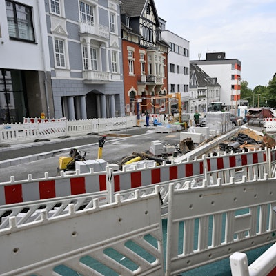 Dieser Abschnitt der Schloßstraße soll ab Montag, 18. September, wieder freigegeben werden.