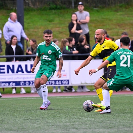 Szene aus einem Fußballspiel