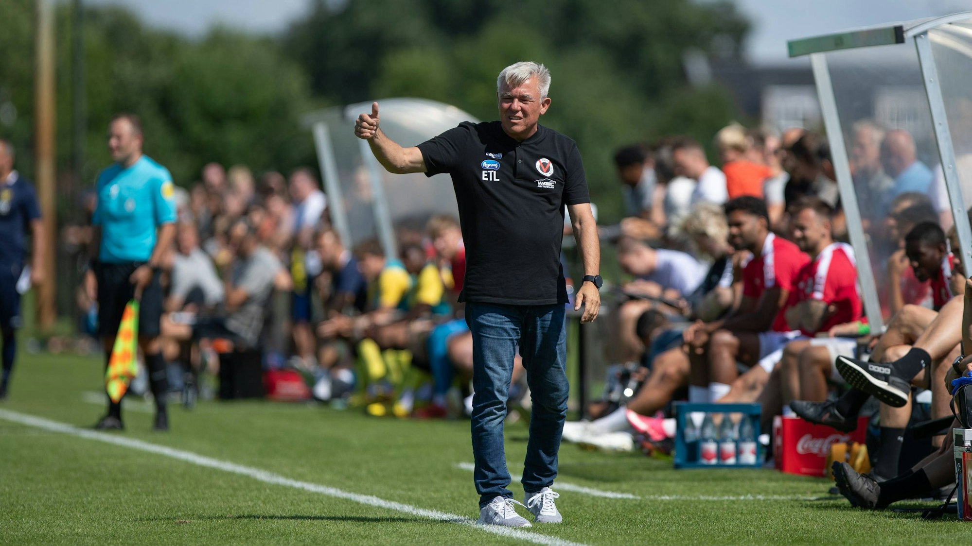 Testspiel: VVV Venlo - Viktoria Koeln, 15.07.2023 Olaf Janssen Trainer Viktoria Koeln Testspiel: VVV Venlo - Viktoria Koeln, Sporting Slowgen Tienray - de Kerkebos, Venlo, 15.07.2023 *** Test match VVV Venlo Viktoria Koeln, 15 07 2023 Olaf Janssen Coach Viktoria Koeln Test match VVV Venlo Viktoria Koeln, Sporting Slowgen Tienray de Kerkebos, Venlo, 15 07 2023 Copyright: xBEAUTIFULxSPORTS/Buriakovx