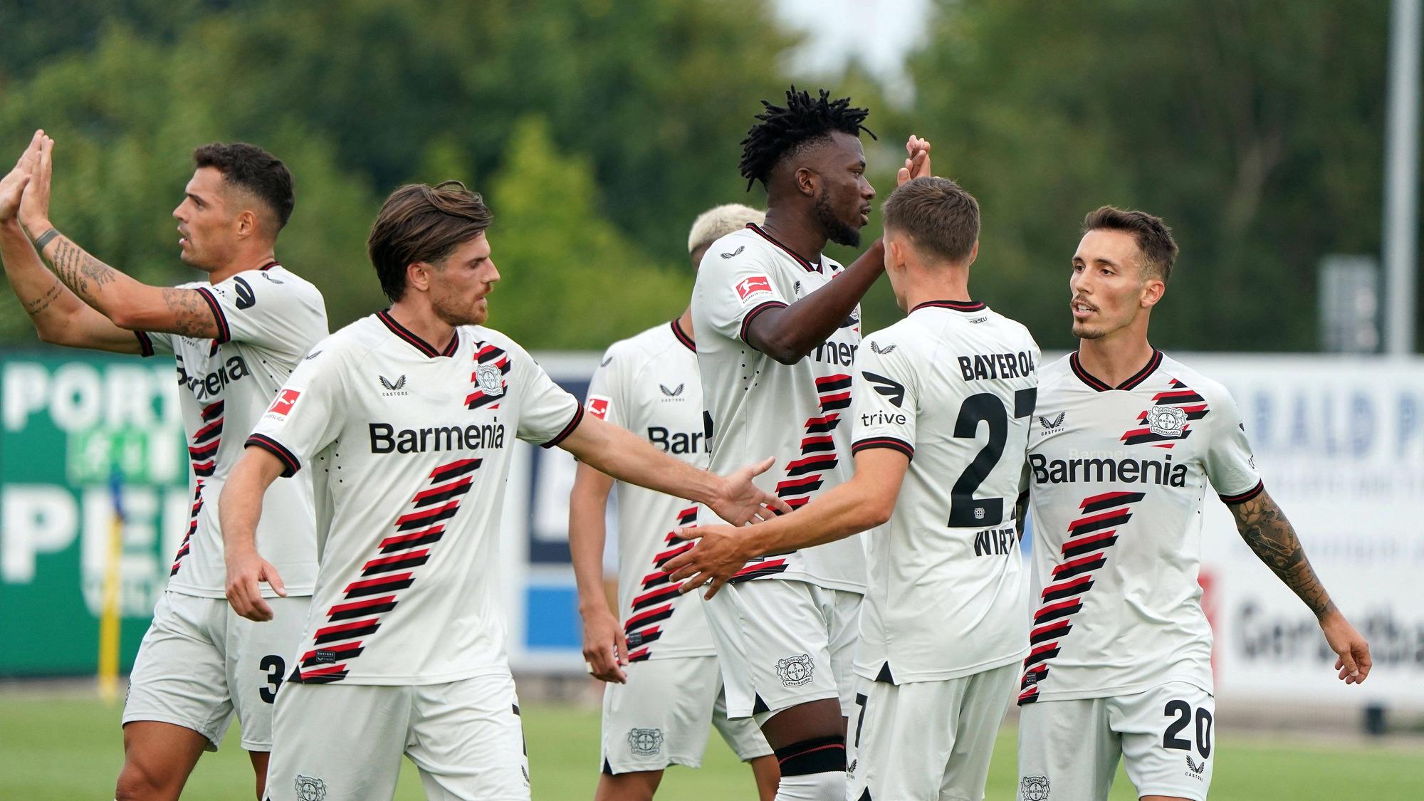 Testspiel, Bayer 04 Leverkusen, Torjubeln