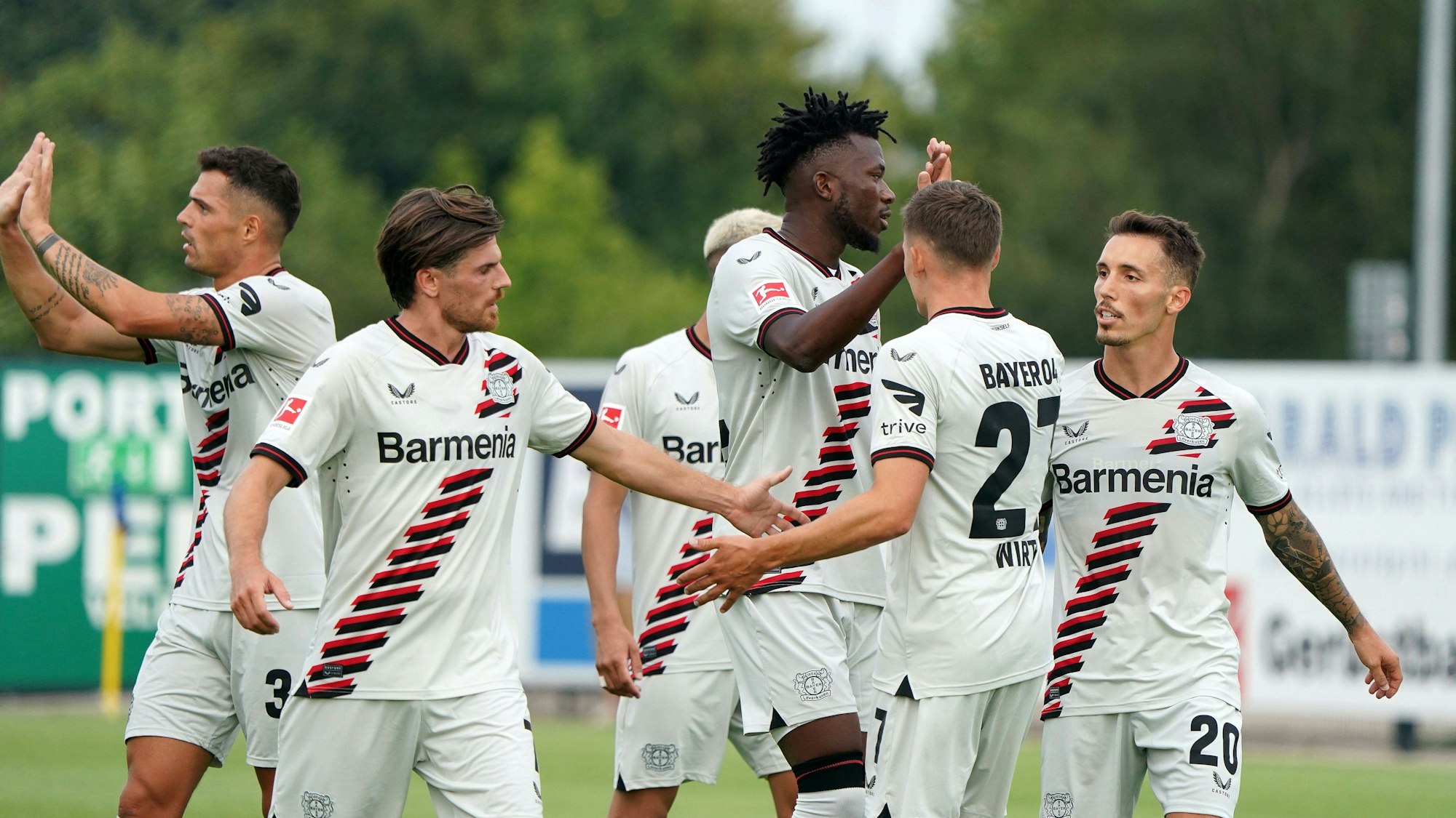 Testspiel, Bayer 04 Leverkusen, Torjubeln