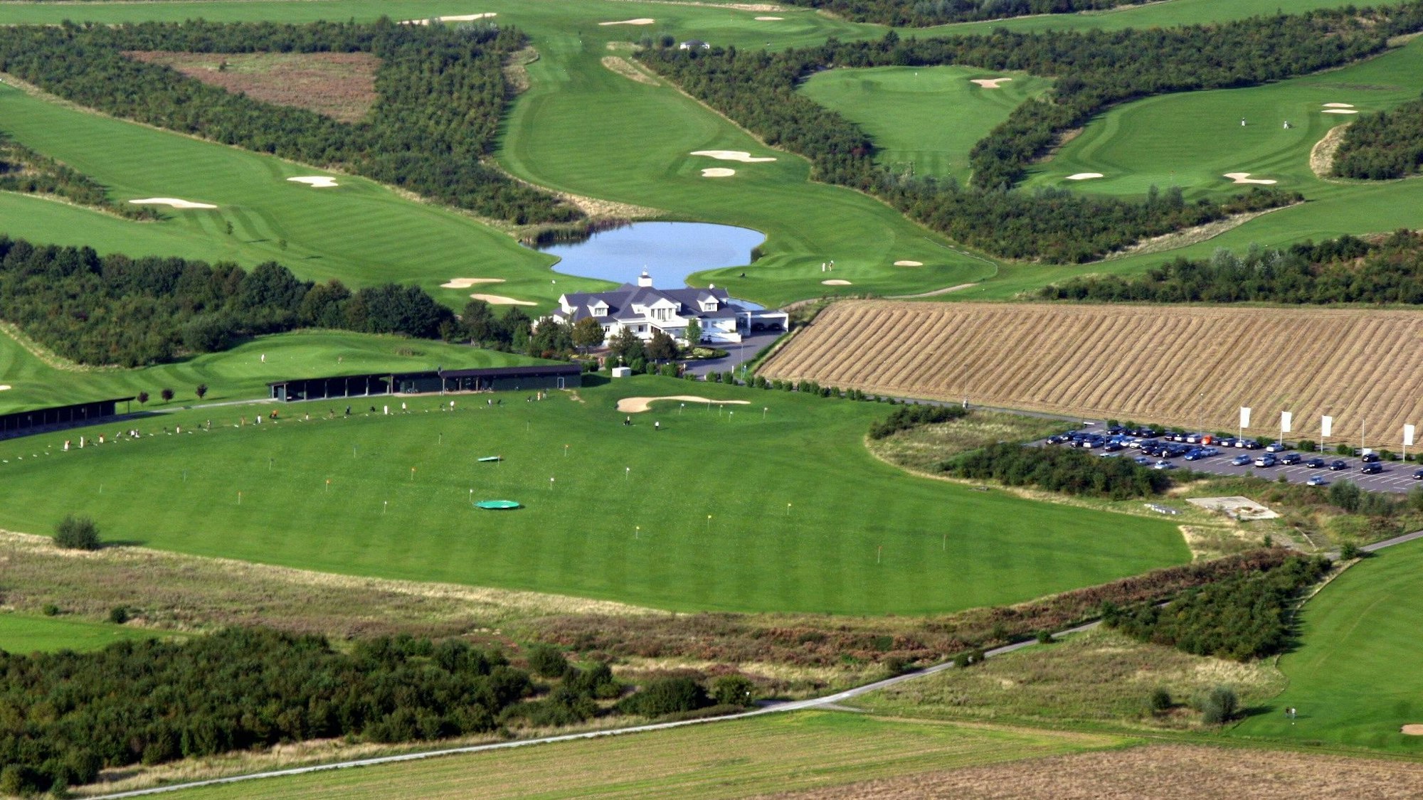 Eine Luftaufnahme des Kölner Stadtteils Libur.