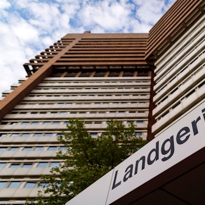 Eingang am Kölner Landgericht an der Luxemburger Straße.