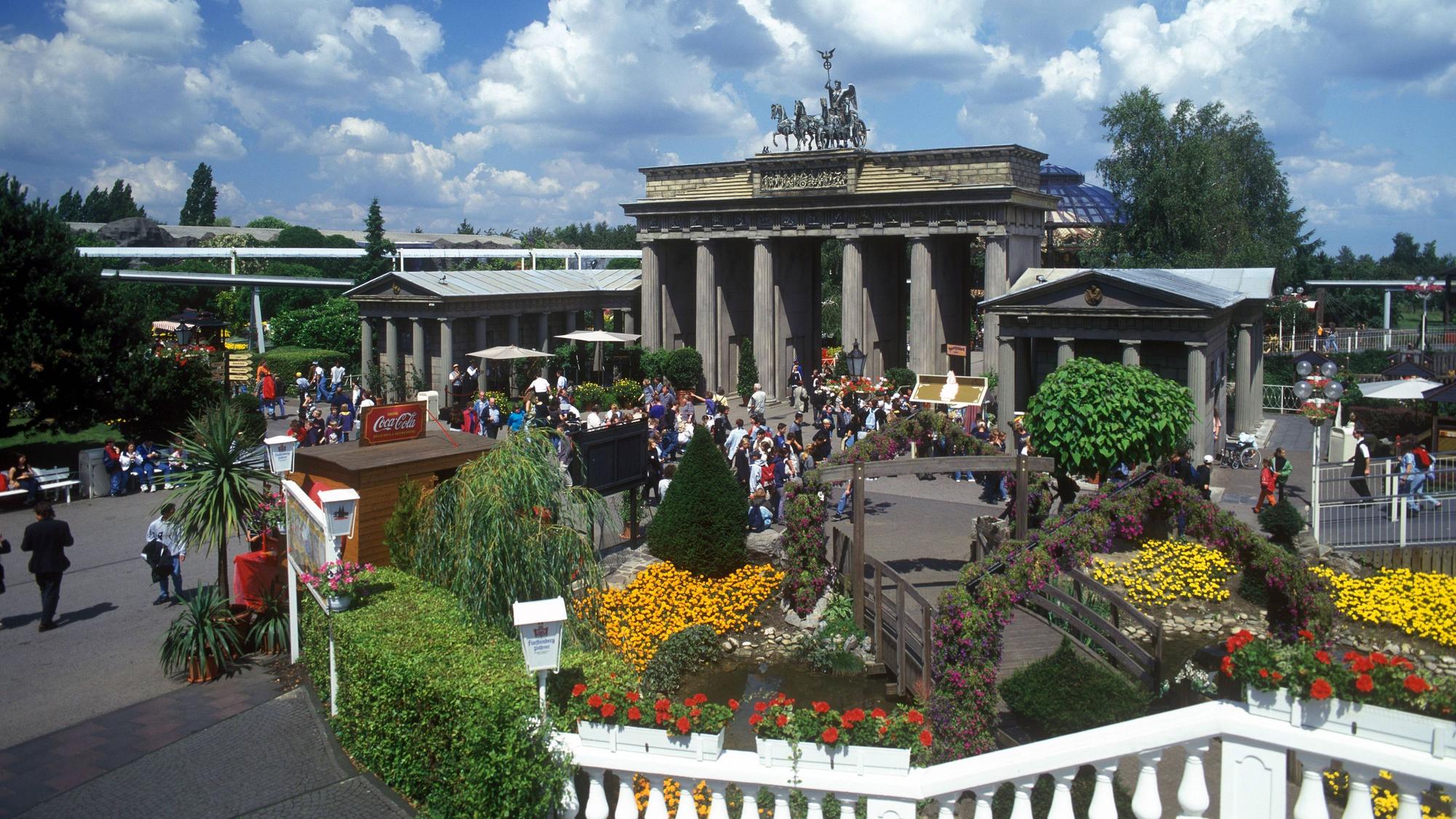 Das Brandenburger Tor im Phantasialand.
