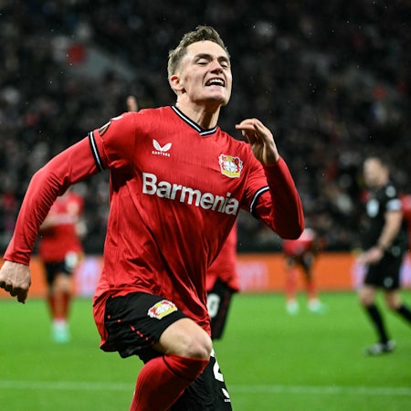 Florian Wirtz jubelt.