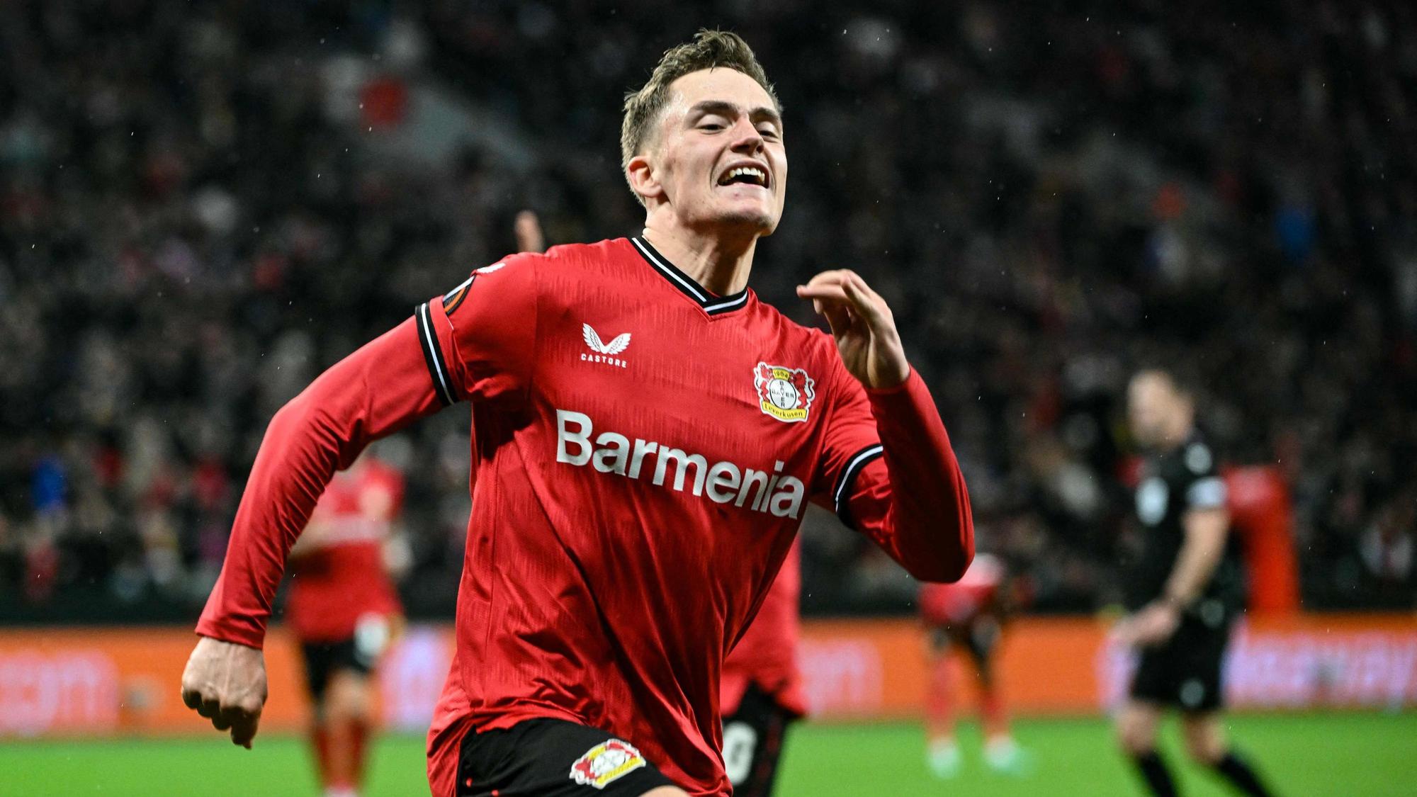 Florian Wirtz jubelt.