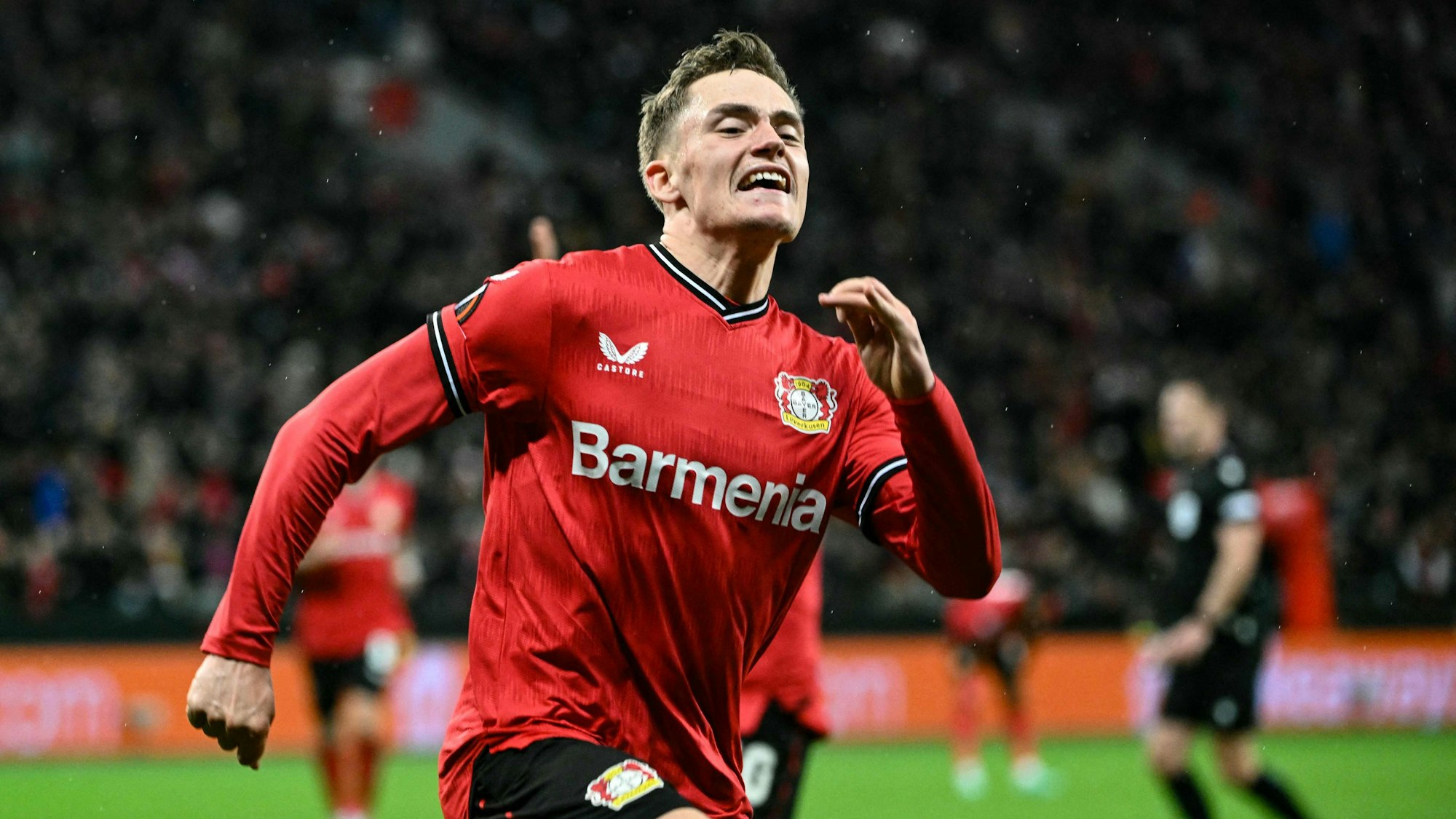 Florian Wirtz jubelt.