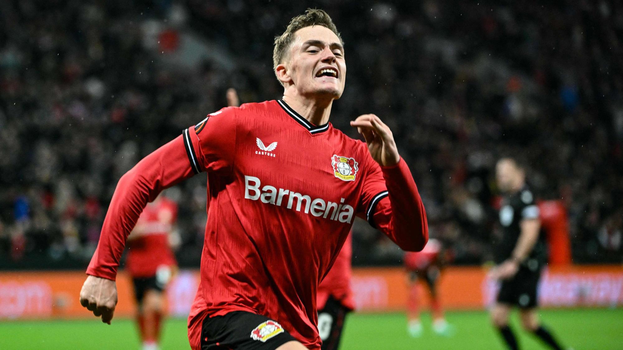 Florian Wirtz jubelt.