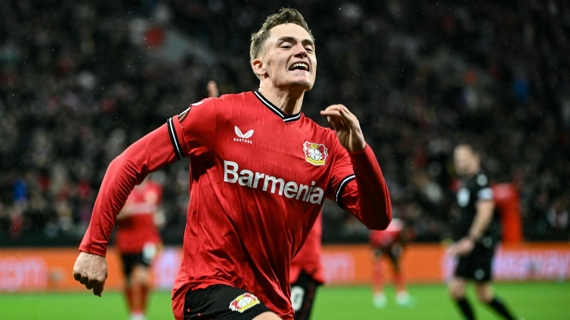 Florian Wirtz jubelt.