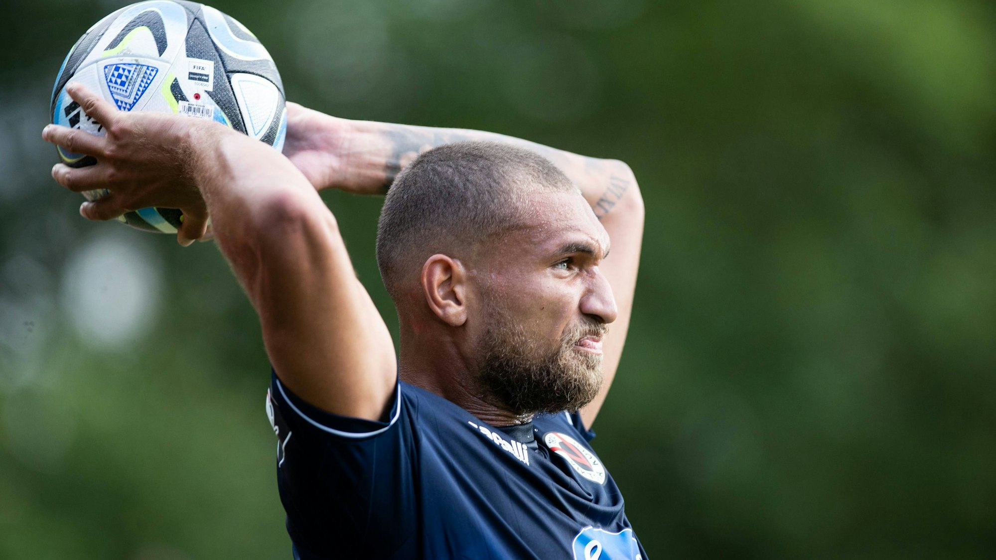 Testspiel: Germania Zuendorf - Viktoria Koeln, 01.07.2023 Kevin Lankford Viktoria Koeln, 18 Testspiel: Germania Zuendorf - Viktoria Koeln, Koeln, FC Germania Zündorf 1913 e.V., 1.07.2023, *** Test match Germania Zuendorf Viktoria Koeln, 01 07 2023 Kevin Lankford Viktoria Koeln, 18 Test match Germania Zuendorf Viktoria Koeln, Koeln, FC Germania Zündorf 1913 e V , 1 07 2023, Copyright: xBEAUTIFULxSPORTS/Buriakovx