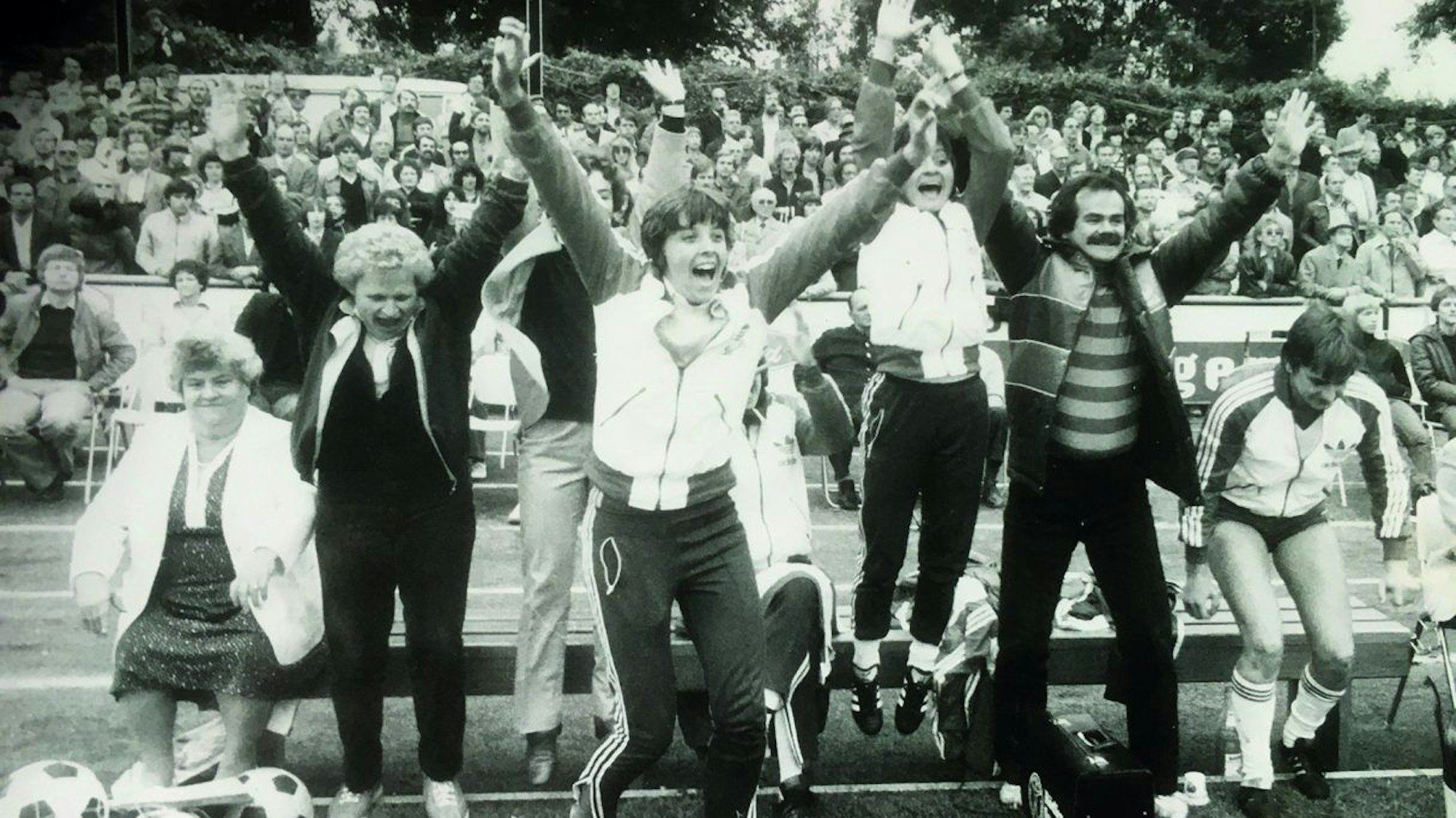 Jubel nach dem Sieg der SSG 09 Bergisch Gladbach