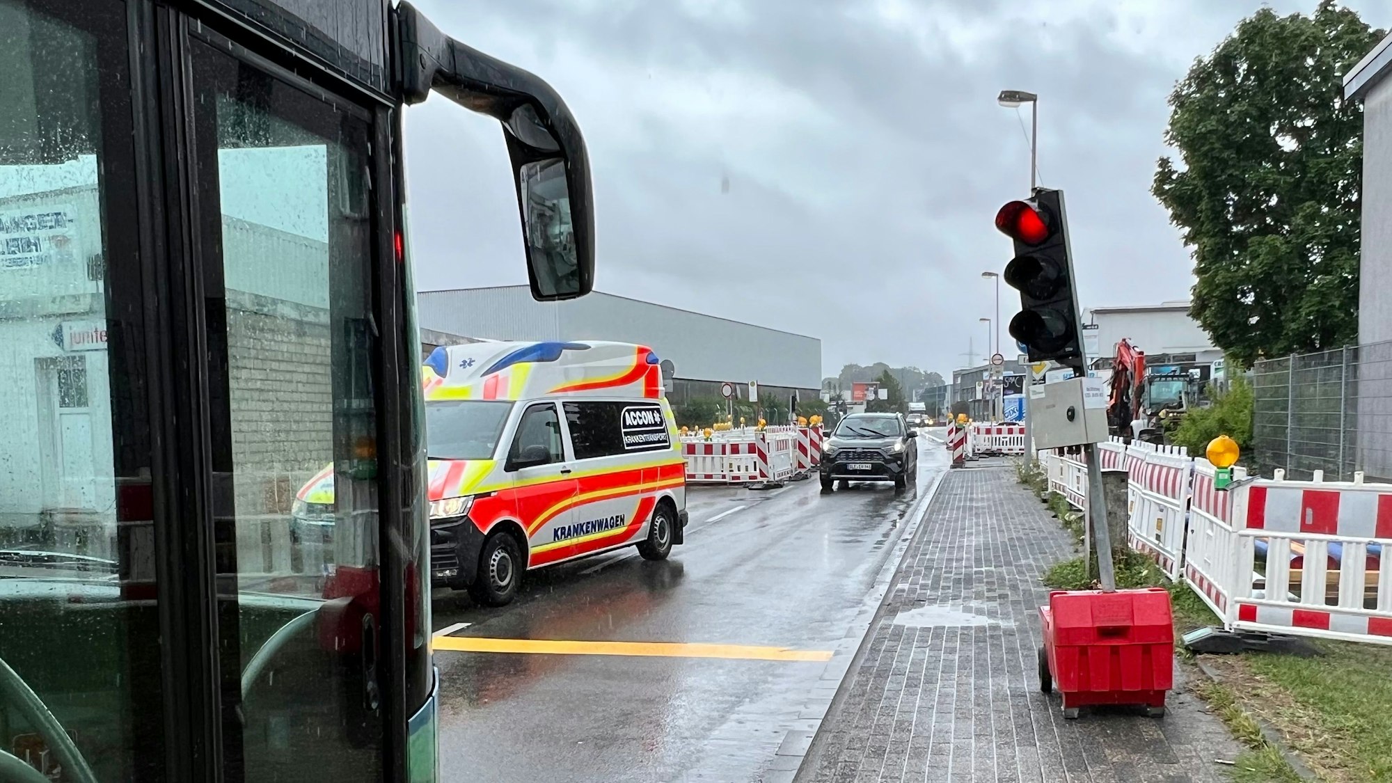 Ein neuer Engpass an der Baustelle Borsigstraße/Ecke Benzstraße